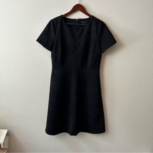 Ann Taylor Black Faux Suede Dress - Size 6